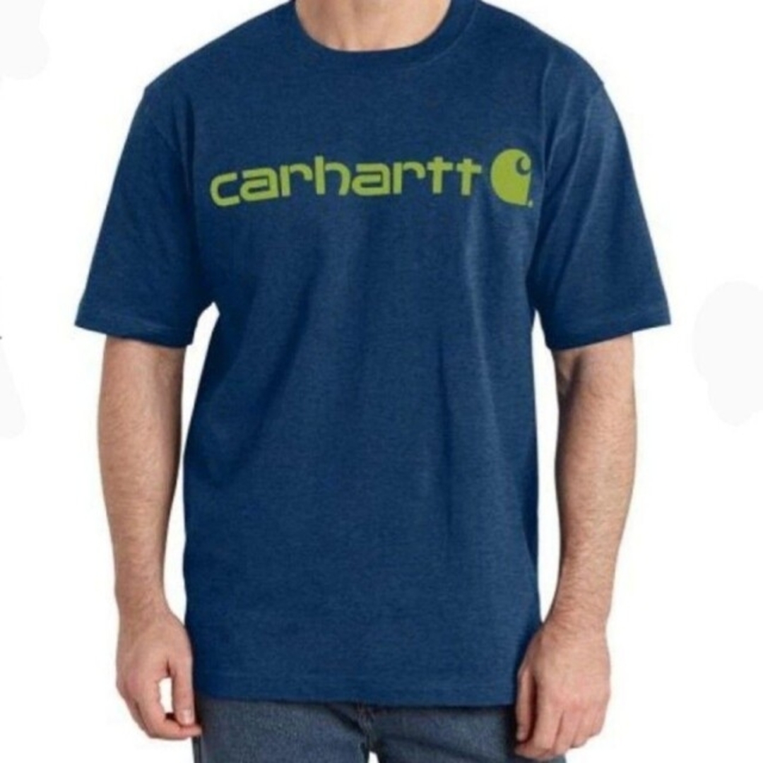 carhartt(カーハート)の【S】Carhartt カーハート 半袖Tシャツ K195 コバルトブルーヘザー メンズのトップス(Tシャツ/カットソー(半袖/袖なし))の商品写真