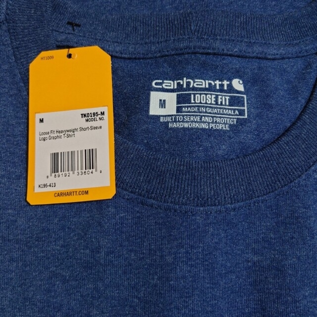 carhartt(カーハート)の【M】Carhartt カーハート 半袖Tシャツ K195 コバルトブルーヘザー メンズのトップス(Tシャツ/カットソー(半袖/袖なし))の商品写真