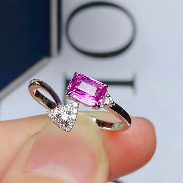 K18YG ダイヤモンド リング 0.78CT