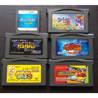 ゲームボーイアドバンス(ゲームボーイアドバンス)のゲームボーイアドバンス　まとめ売り　スパイロ　デビルチルドレン　パワプロ(携帯用ゲームソフト)
