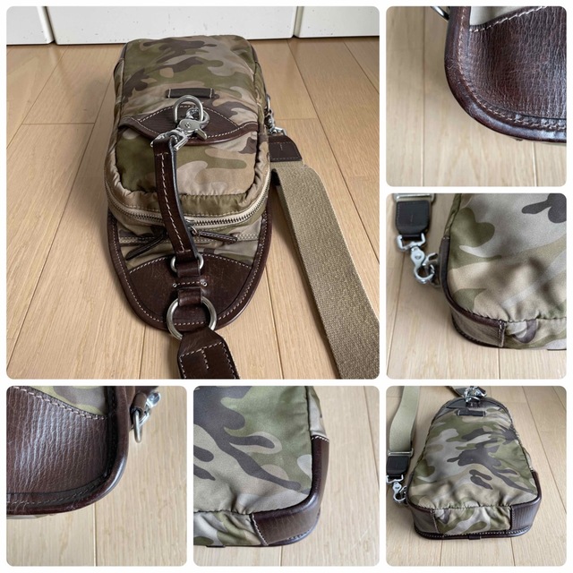 Daniel & Bob(ダニエルアンドボブ)のダニエル＆ボブPIPPO MIMETEK CAMO 中古ボディバッグカモ柄 メンズのバッグ(ボディーバッグ)の商品写真