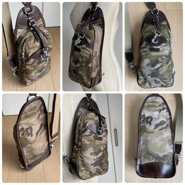 Daniel & Bob(ダニエルアンドボブ)のダニエル＆ボブPIPPO MIMETEK CAMO 中古ボディバッグカモ柄 メンズのバッグ(ボディーバッグ)の商品写真