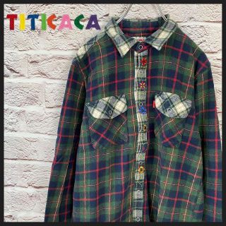 チチカカ(titicaca)のTITICACA シャツ　チェックシャツ メンズ　レディース[ Free ](シャツ/ブラウス(長袖/七分))