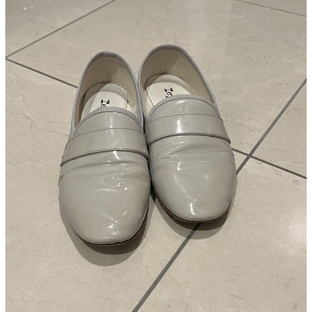 repetto(レペット)のrepetto ローファー　38.5 ライトグレー レディースの靴/シューズ(ローファー/革靴)の商品写真