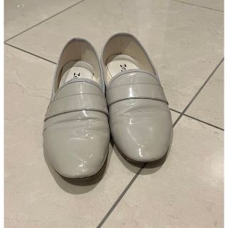 レペット(repetto)のrepetto ローファー　38.5 ライトグレー(ローファー/革靴)