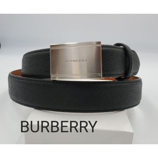 バーバリー(BURBERRY)の訳あり！2【BURBERRY】バーバリー　紳士レザーベルト　黒　新品未使用(ベルト)