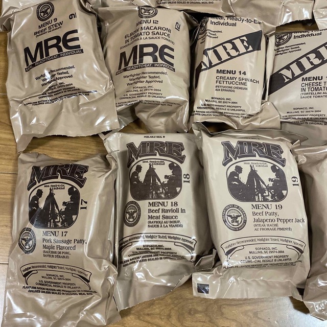 米軍　2024年　MRE Cレーション　21個セット　送料無料