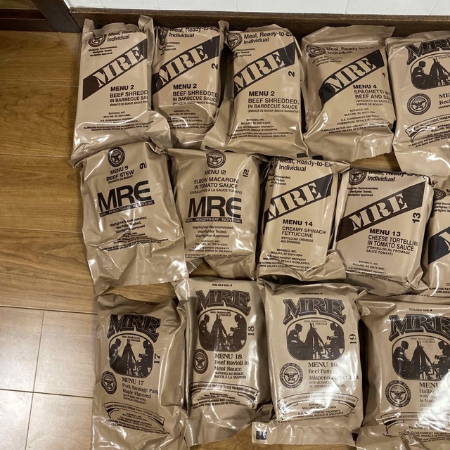 米軍　2024年　MRE Cレーション　21個セット　送料無料 エンタメ/ホビーのミリタリー(個人装備)の商品写真