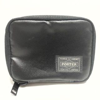 ポーター(PORTER)のポーター コインケース美品  - 黒 ナイロン(コインケース)