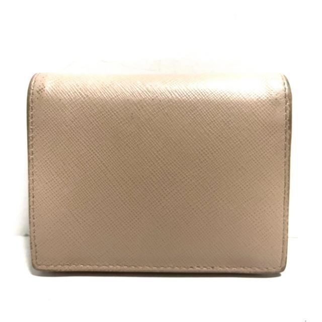PRADA(プラダ)のプラダ 2つ折り財布 - 1MV204 ベージュ レディースのファッション小物(財布)の商品写真