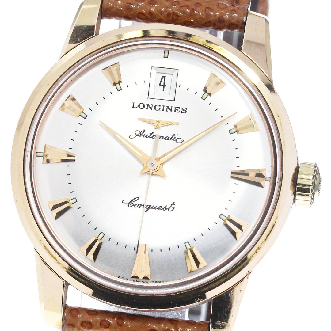 ロンジン LONGINES コンクエスト K18YG cal.633.5 自動巻き メンズ _741997【ev15】