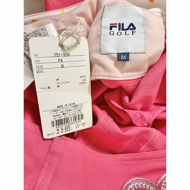 FILA - 新品未使用 フィラゴルフ レディースパンツ かわいいピンク