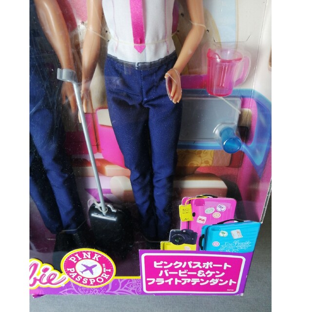 Barbie(バービー)のバービー＆ケン　フライトアテンダント キッズ/ベビー/マタニティのおもちゃ(ぬいぐるみ/人形)の商品写真
