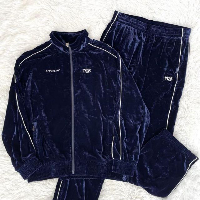 APPLEBUM × NAS』Velour Tracksuit Set Up | www.jarussi.com.br