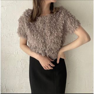 Poodle mini tops   | Ermé    (カットソー(半袖/袖なし))