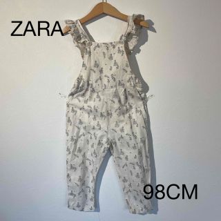 ザラキッズ(ZARA KIDS)のZARAベビー　キッズ　花柄ロンパース(ワンピース)