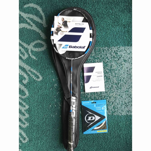 Babolat(バボラ)の新品 バボラ サテライト エッセンシャル ＋ガット スポーツ/アウトドアのスポーツ/アウトドア その他(バドミントン)の商品写真