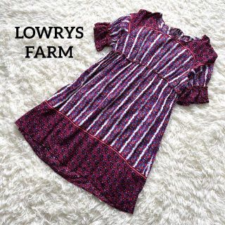 ローリーズファーム(LOWRYS FARM)のLOWRYS FARM ローリーズファーム　ワンピース　花柄　総柄(ひざ丈ワンピース)