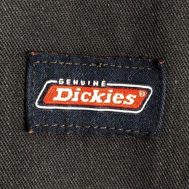 ディッキーズ ビッグサイズ ブルゾン ワークジャケット アメカジ 刺繡ロゴ 黒