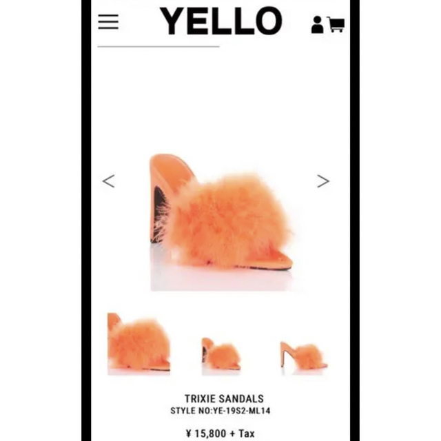 ZARA(ザラ)のYELLO ファーサンダル レディースの靴/シューズ(サンダル)の商品写真