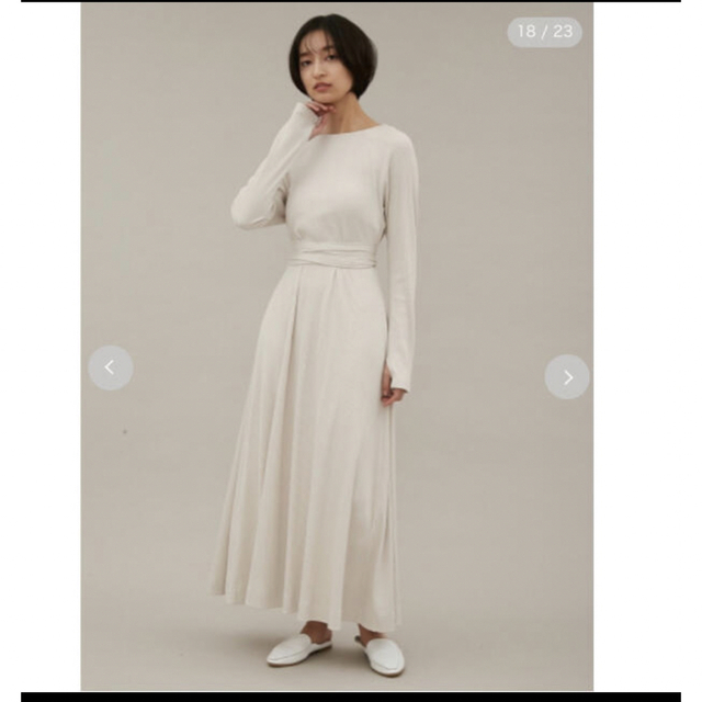【新品】emmi yoga チューブトップ付きランダムテレコワンピース
