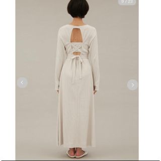 【新品】emmi yoga チューブトップ付きランダムテレコワンピース