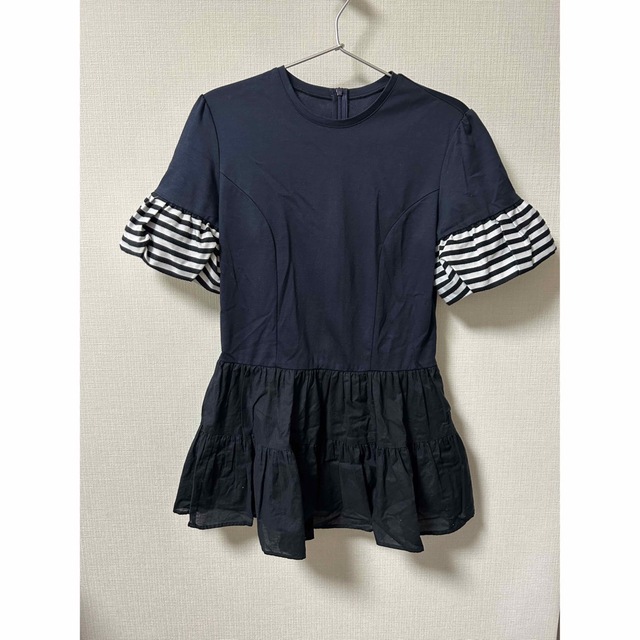 Borders at Balcony 限定ペプラム36 トップス Borders at Balcony 限定ペプラム36 トップス