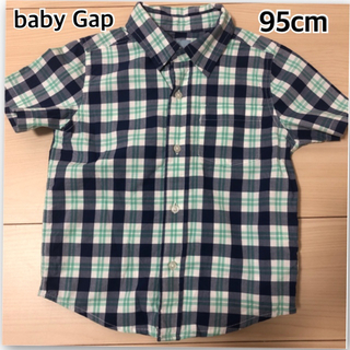 ベビーギャップ(babyGAP)のbaby Gap ベビーギャップ 95cm チェック半袖シャツ 夏物 男の子(Tシャツ/カットソー)