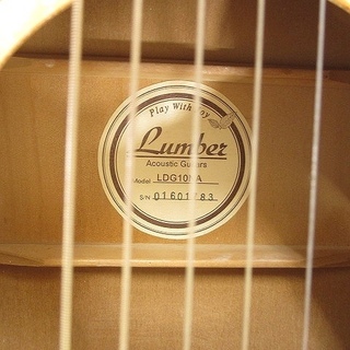 Lumber ランバー アコースティックギター LDG10NA 茶 ■ 同梱不可