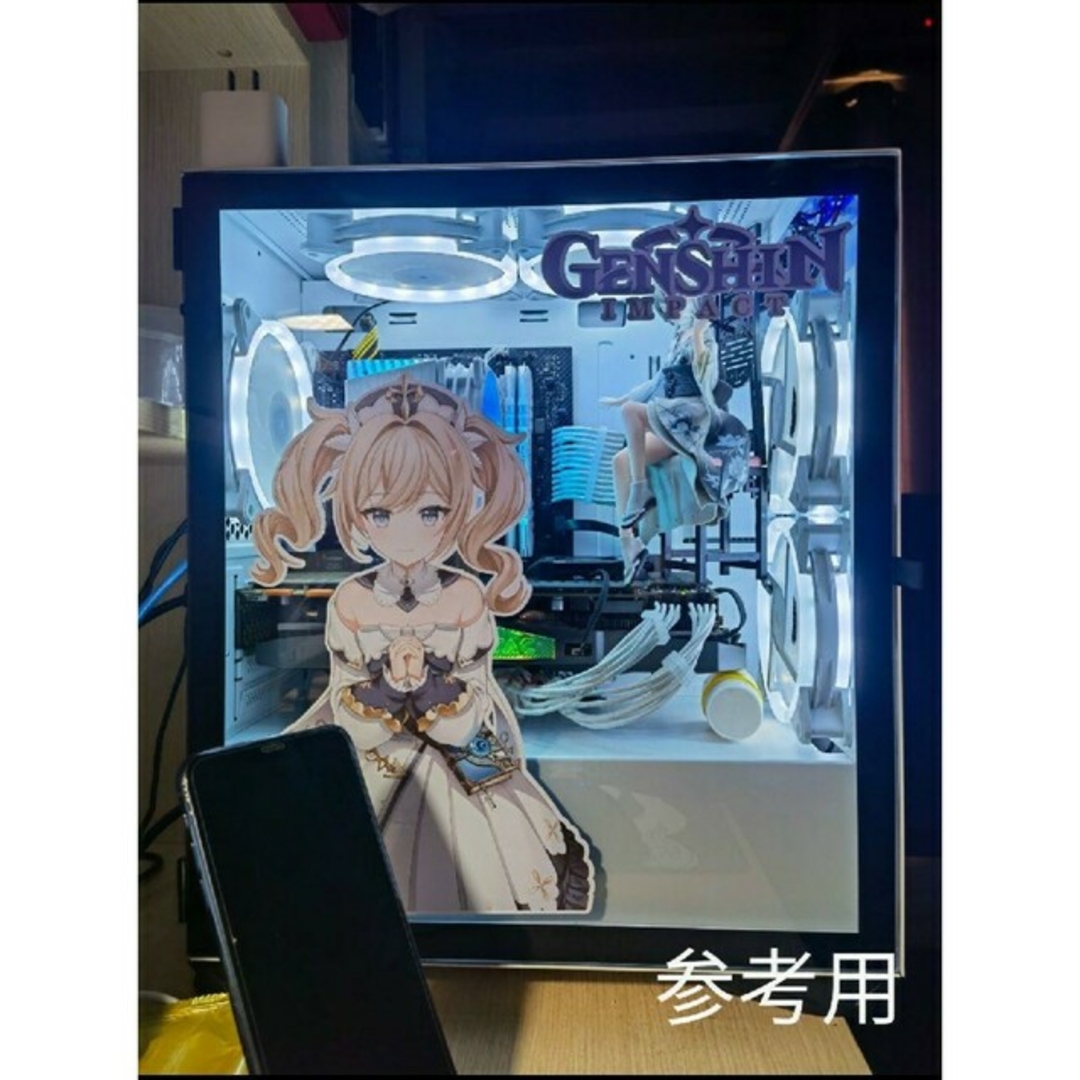 新品/原神/keqing/PCケース用ステッカー 3