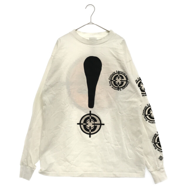 READY MADE レディメイド 22AW TARGET LS TEE ターゲットロングスリーブTシャツ ホワイト　RE-CO-WH-00-00-203