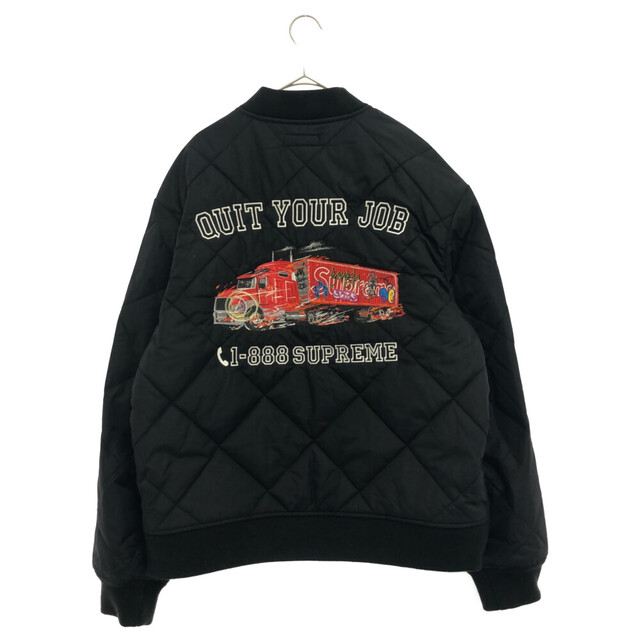 SUPREME シュプリーム 21AW Quit Your Job Quilted Work Jacket