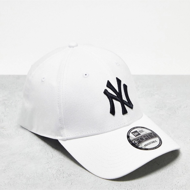 【新品未使用】NEW ERA ニューエラ NY キャップ ホワイト