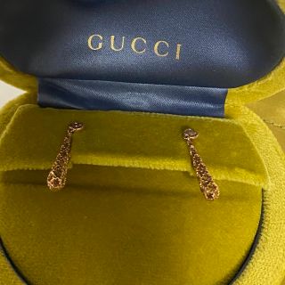 Gucci - 新品 GUCCI ディアマンティッシマ ピアス 18K ピンクゴールド
