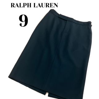 ラルフローレン(Ralph Lauren)の【美品】ラルフローレン 希少ヴィンテージ インパクト21 ブラックタイトスカート(ひざ丈スカート)