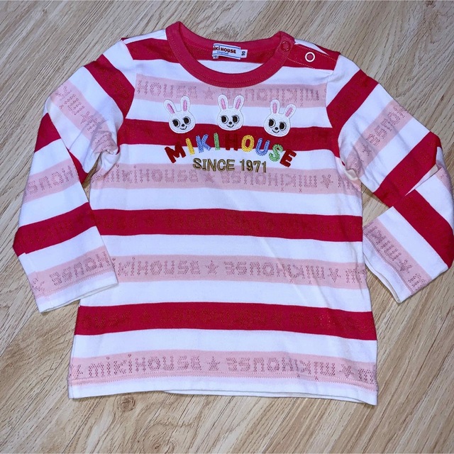 mikihouse - ミキハウス ロンT 90㎝の通販 by yuki's shop|ミキハウス ... ミキハウス 90 ロンT