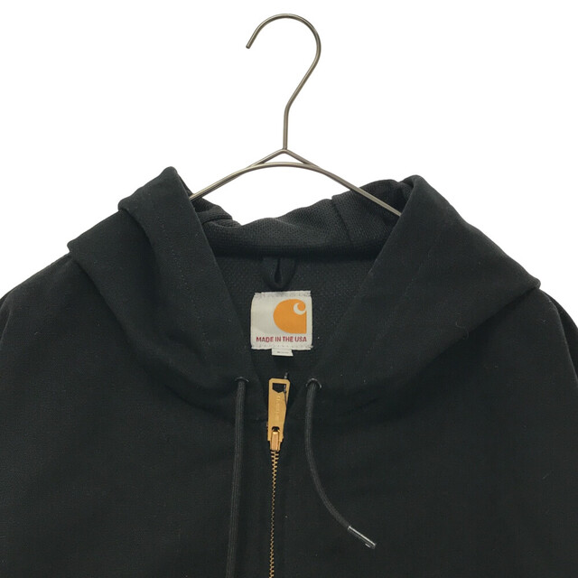 carhartt(カーハート)のCARHARTT カーハート Thermal-lined Duck Active Jac ダック地 アクティブ フーデット パーカージャケット J131 ブラック メンズのジャケット/アウター(フライトジャケット)の商品写真