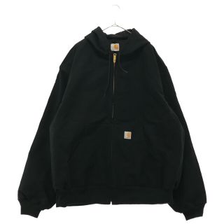 カーハート(carhartt)のCARHARTT カーハート Thermal-lined Duck Active Jac ダック地 アクティブ フーデット パーカージャケット J131 ブラック(フライトジャケット)