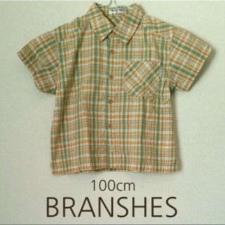 ブランシェス(Branshes)の100㎝　branshe 半袖シャツ(Tシャツ/カットソー)