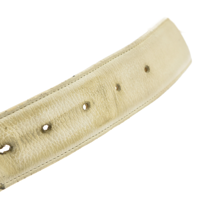 CHROME HEARTS クロムハーツ 1.5inchレザースナップベルトストラップ