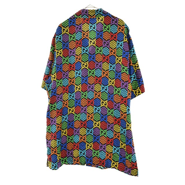 GUCCI グッチ 20SS PSYCHEDELIC COLLECTION BOWLING SHIRT 601604