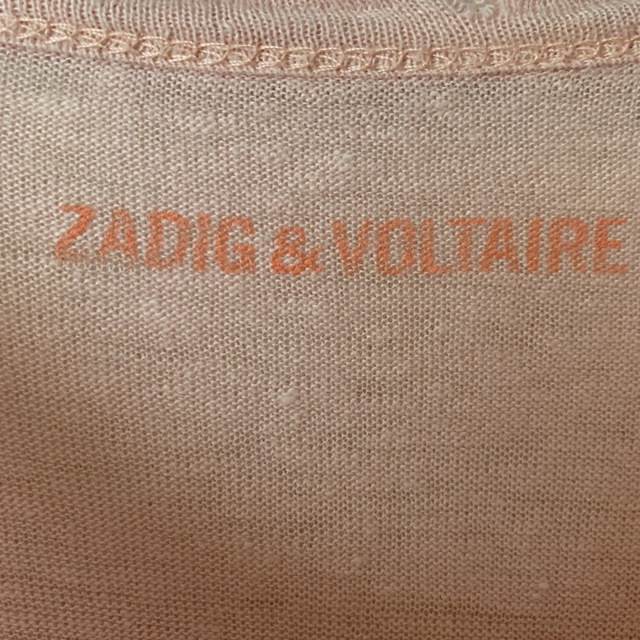 Zadig&Voltaire(ザディグエヴォルテール)のZADIG&VOLTAIRE ROCK&ROLLプリントTシャツ　半袖カットソー レディースのトップス(Tシャツ(半袖/袖なし))の商品写真