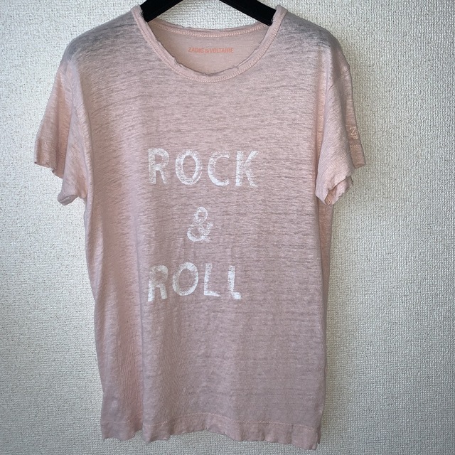 Zadig&Voltaire(ザディグエヴォルテール)のZADIG&VOLTAIRE ROCK&ROLLプリントTシャツ　半袖カットソー レディースのトップス(Tシャツ(半袖/袖なし))の商品写真