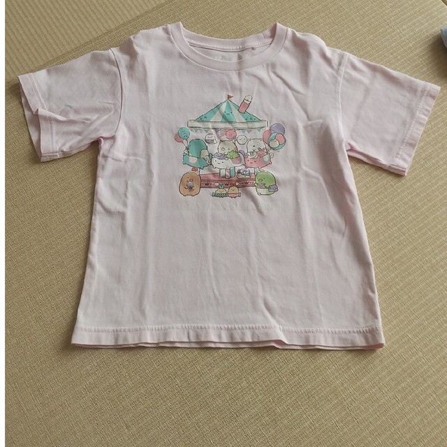 UNIQLO(ユニクロ)のすみっコぐらし  110㎝  半袖Tシャツ キッズ/ベビー/マタニティのキッズ服女の子用(90cm~)(Tシャツ/カットソー)の商品写真