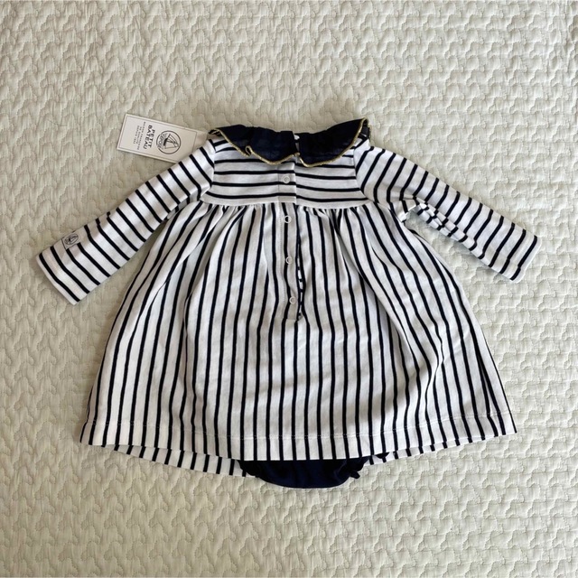 PETIT BATEAU(プチバトー)の【新品未使用】PETITBATEAU ロンパース 6m キッズ/ベビー/マタニティのベビー服(~85cm)(ロンパース)の商品写真