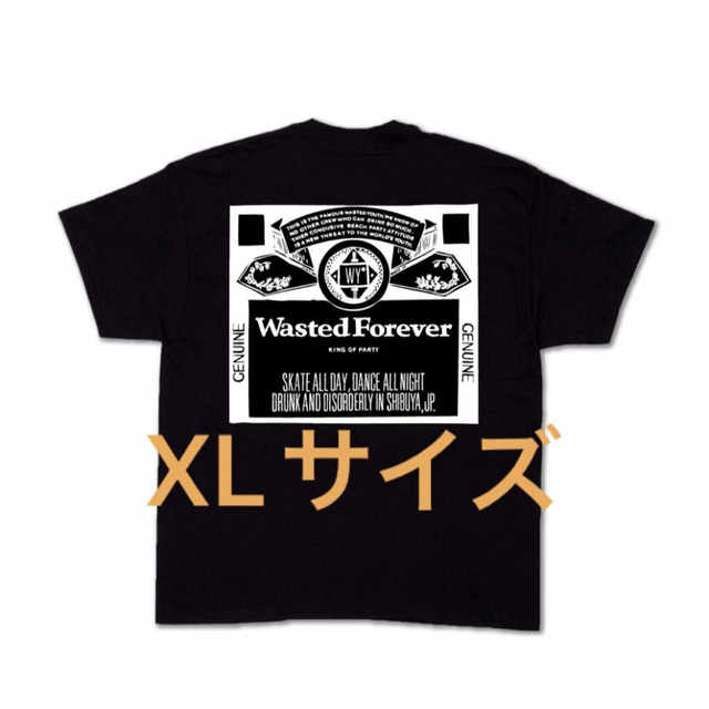 WASTED FOREVER Tee Black 野村訓市　verdy