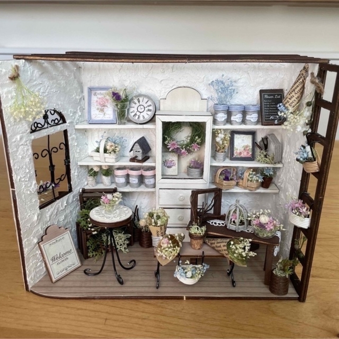 海外花系 ミニチュア♡ドールハウス フラワーショップ♡小さなお花屋
