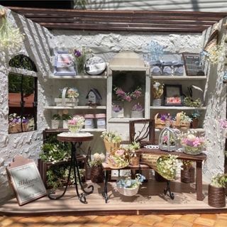 ミニチュア♡ドールハウス フラワーショップ♡小さなお花屋さんの通販