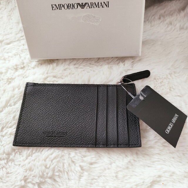 Giorgio Armani(ジョルジオアルマーニ)の新品☆GIORGIO ARMANI フラグメントケース コンパクト財布カード メンズのファッション小物(コインケース/小銭入れ)の商品写真