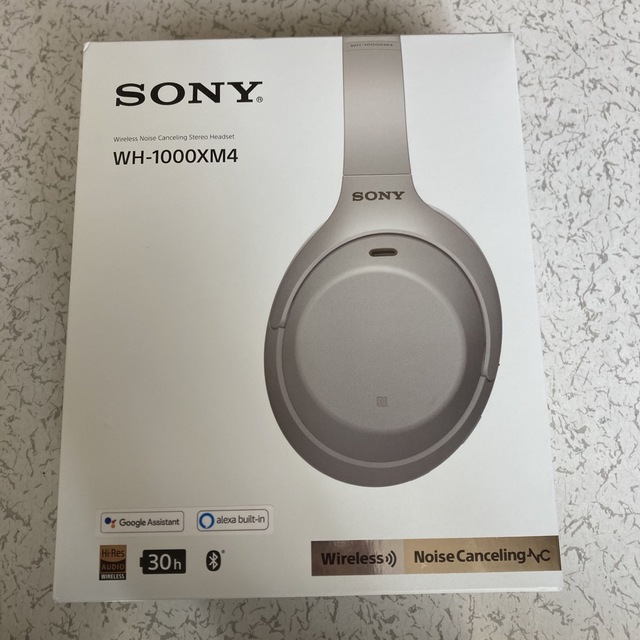 SONY WH-1000XM4 ヘッドフォン　プラチナシルバー